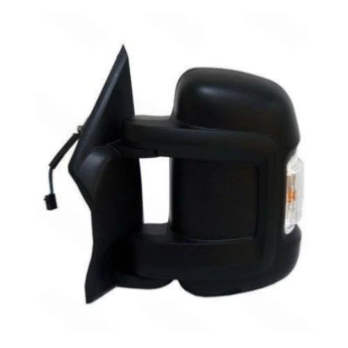 Specchietto retrovisore sinistro elettrico per FIAT DUCATO III fase 2, dal 2014, braccio corto, con fanale, con sonda, termico, blis, Nuovo