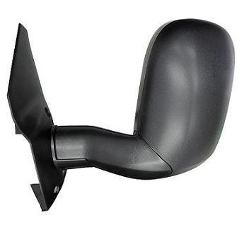 Specchietto retrovisore sinistro manuale per FORD TRANSIT Mk5, 1994-2000, (braccio lungo), nero, Nuovo