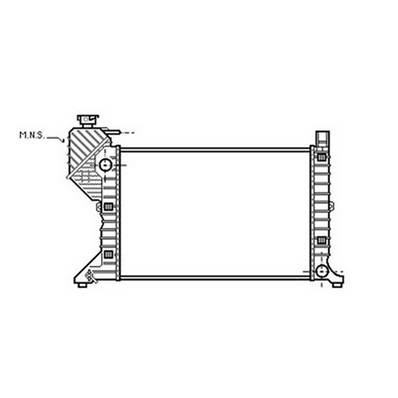 Radiatore raffreddamento motore per MERCEDES SPRINTER I fase 1 1995-2000 (W900-W904), OEM 9015001800, nuovo