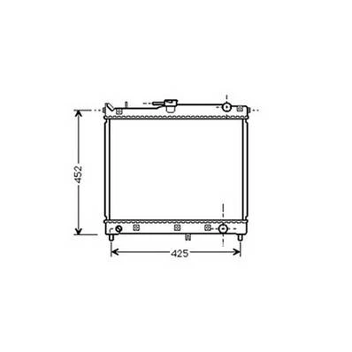 Radiatore raffreddamento motore per SUZUKI JIMNY 1998-2012, OEM 1770081A00, nuovo
