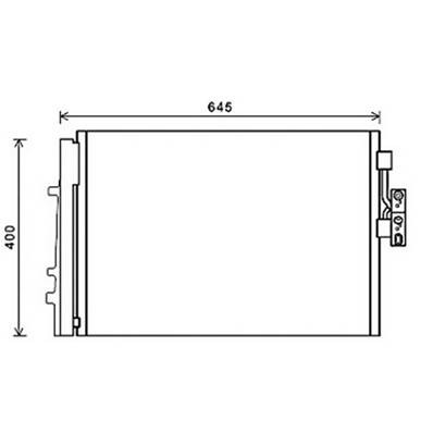 Condensatore climatizzatore per BMW X3 F25 2010-2015, OEM 64539216144, nuovo