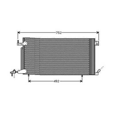 Condensatore climatizzatore per CITROEN XSARA fase 1 1997-2000, OEM E163185, nuovo