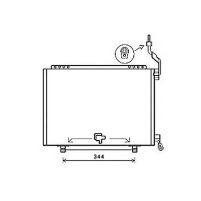 Condensatore climatizzatore per FORD B-MAX dal 2012, OEM 1818911, nuovo