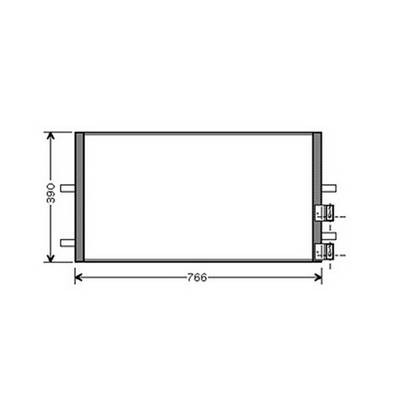 Condensatore climatizzatore per FORD TRANSIT Mk7 2006-2014, OEM 1383318, nuovo