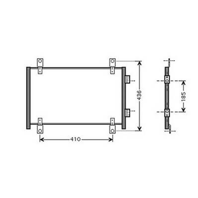 Condensatore climatizzatore per FIAT DUCATO II fase 2 2002-2006, OEM 1340166080, nuovo