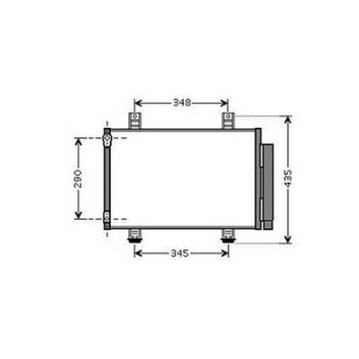 Condensatore climatizzatore per OPEL AGILA dal 2008, OEM 93194055, nuovo