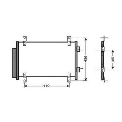 Condensatore climatizzatore per PEUGEOT BOXER I fase 2 2002-2006, OEM 1347842080, nuovo