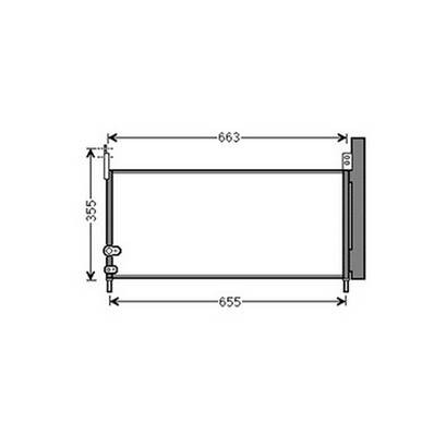Condensatore climatizzatore per TOYOTA AURIS 2011-2012, OEM 8846047150, nuovo