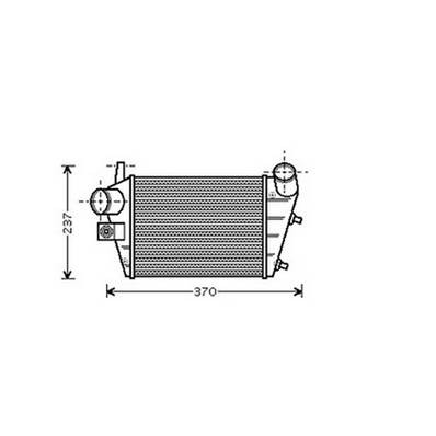 Intercooler per ALFA ROMEO 156 fase 1 1997-2003, OEM 60686738, nuovo