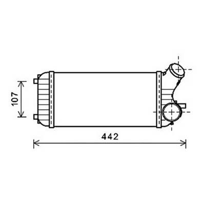 Intercooler per FORD C-MAX 2010-2015, OEM 1755305, nuovo