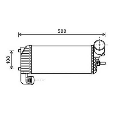 Intercooler per FORD C-MAX 2010-2015, OEM 2027395, nuovo