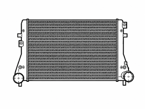 Intercooler per VOLKGSWAGEN GOLF VI 2008-2012, OEM 3C0145805AD, nuovo