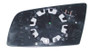 Vetro Specchio BMW SERIE 5 E60 E61 RY dal 2007 al 2010 destro Asferico Termico C/Piastra Nuovo