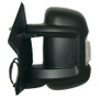 Retrovisore sinistro per PEUGEOT BOXER dal 2006 al 2014 Elettrico, Braccio corto, Termico, Con sonda, Nero, Nuovo