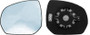 Vetro Specchio sinistro per CITROEN C4 PICASSO RY dal 2010 Asferico Termico Con Piastra vetro blu Nuovo