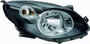 Faro ottico anteriore destro per RENAULT TWINGO II - 2007 > 2011 H4 C/ Corpo Nero Nuovo