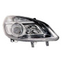 Faro ottico anterioredestro per RENAULT SCENIC II dal 2006 al 2009 H7+H1, Corpo Nero, Elettrico, Nuovo