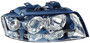 Faro ottico Anteriore destro per AUDI A4 - 2000 > 2004 H7+H7 Nuovo