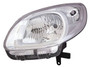 Faro ottico anteriore sinistro per RENAULT KANGOO - 2013 H4 C/ Corpo Cromato Nuovo
