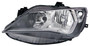 Faro ottico anteriore sinistro per SEAT IBIZA - 2012 > 2015 H4 Elettrico Corpo Cromato Nuovo