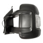 Specchietto Retrovisore sinistro per PEUGEOT BOXER Camper dal 2006 al 2014 Elettrico, Termico, Con sonda, Braccio lungo, Nero, Nuovo