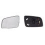 Vetro Specchio sinistro per OPEL ASTRA G dal 1998 al 2004 Termico, Asferico, Con Piastra, Nuovo
