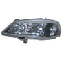 1226046 Faro ottico sinistro per OPEL ASTRA G dal 03/2001 al 03/2004 H7+HB3 Con Corpo Nero Nuovo