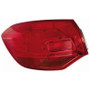 Fanale posteriore sinistro per OPEL ASTRA J dal 2010 al 2012 Rosso, esterno, Mod S.W, Nuovo
