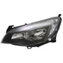 Faro ottico anteriore  sinistro per OPEL ASTRA J dal 2010 al 2012 H7+H7, Con Corpo Nero, Nuovo