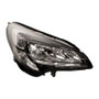 Faro ottico anteriore destro per OPEL CORSA E dal 2015 al 2019 H7+H7, Elettrico, Con luce diurna a LED, Nuovo
