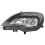 Faro ottico anteriore  sinistro per OPEL MERIVA dal 2010 al 2013 H7+H7, Elettrico, Corpo Nero, Nuovo