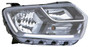 Faro ottico anteriore destro per DACIA DUSTER dal 2018 H7+H1+PY21W con luce diurna a Led, Predisposizione elettrica, Nuovo