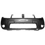 Paraurti anteriore per DACIA DUSTER I fase 2, 2013-2017, fori fendinebbia, nero, Nuovo