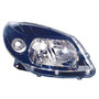 Faro anteriore destro per DACIA SANDERO I STEPWAY, 2009-2012, H4, sfondo nero, Nuovo