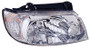 Faro anteriore destro ottico per HYUNDAI MATRIX 2001-2005, H4, Nuovo