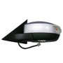 Specchietto retrovisore esterno sinistro elettrico per FORD GALAXY II fase 1, 2006-2010, ribaltabile, sbrinato, foro spia, luce di cortesia, Mod. TITANIO, Nuovo da dipingere