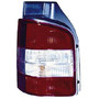 Fanale posteriore sinistro per VOLKSWAGEN TRANSPORTER T5, 2003-2009, (2 porte posteriori), rosso/bianco