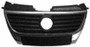 Griglia del radiatore centrale per VOLKSWAGEN PASSAT B6 2005-2010, profili neri, cornice cromata, Nuova