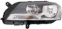 Faro ottico elettrico anteriore sinistro per VOLKSWAGEN PASSAT B7 2011-2014, H7+H7, Nuovo