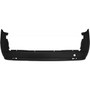 Paraurti posteriore per OPEL COMBO dal 2012, (2 porte posteriori - Natural Power), nero, Nuovo