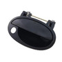 Maniglia per porta esterna anteriore destra per OPEL CORSA C fase 2 2003-2006, foro chiave, nero liscio, Nuova
