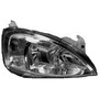Faro anteriore destro ottico per OPEL CORSA C fase 1, 2000-2002, H7+H7, elettrico, (tipo Marelli)