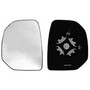 Vetro specchio retrovisore sinistro per PEUGEOT PARTNER II fase 1, 2008-2012, sbrinato, clip-on