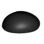 Calotta dello specchietto retrovisore destro per PEUGEOT 107 fase 2, 2009-2012, nero, Nuovo
