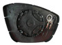 Vetro specchio retrovisore sinistro per PEUGEOT 208 fase 1, 2012-2015, sbrinamento, clip-on, Nuovo