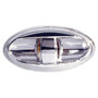 Indicatore di direzione sull'ala anteriore per PEUGEOT 207 fase 2, 2009-2012, destra o sinistra, ripetitore bianco