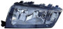 Faro ottico anteriore sinistro per SKODA FABIA I ph. 2 2004-2007, H7+H3, corpo nero, mod. Junior, Nuovo