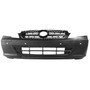 Paraurti anteriore per MERCEDES VITO II fase 2 (W639), 2010-2014, fori radar, Nero, Nuovo