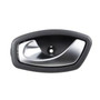 Maniglia interna della portiera anteriore e posteriore sinistra per RENAULT LAGUNA III, 2007-2010, nera/cromata, Nuova