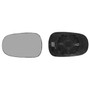 Vetro specchio retrovisore sinistro per RENAULT CLIO CAMPUS, 2006-2009, clip-on, Nuovo